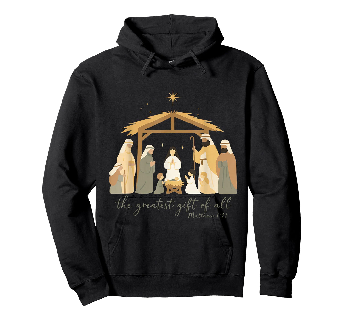 The Greatest Gift for All Christmas Nativity Jesus Christian T-Shirt