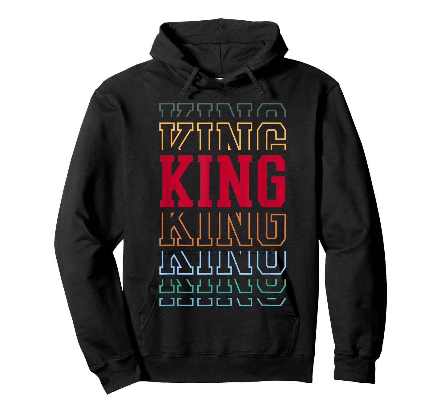 King Layered Text Costume Royalty Party T-Shirt