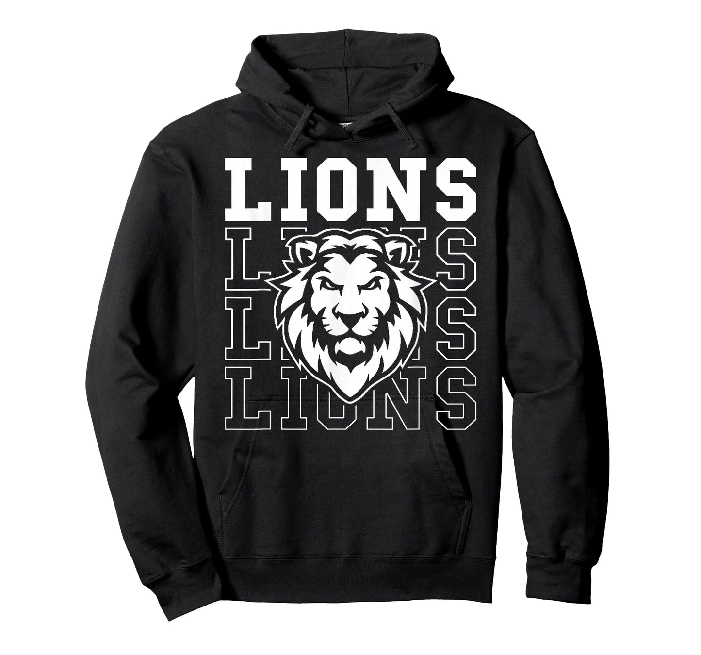 Lions School Spirit Fan Team Back to School T-Shirt