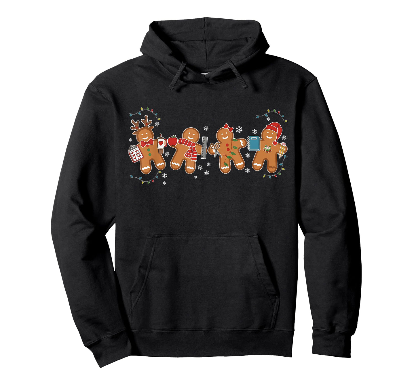 Gingerbread Teacher Holiday for Teacher Staff Christmas T-Shirt
