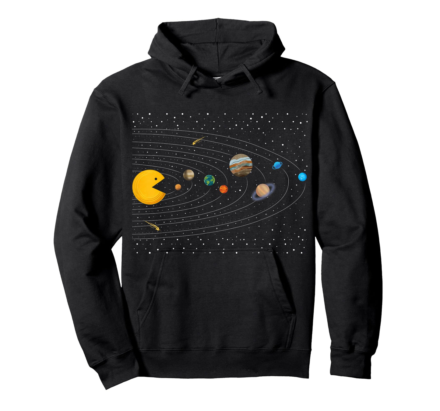 Solar System Video Game Funny Graphic Tees Planet Astronaut T-Shirt