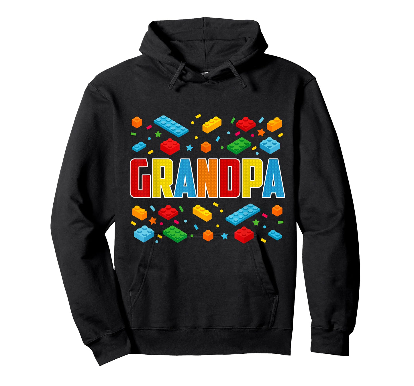 Grandpa - Brick Builder Block Building Construction Bricks T-Shirt