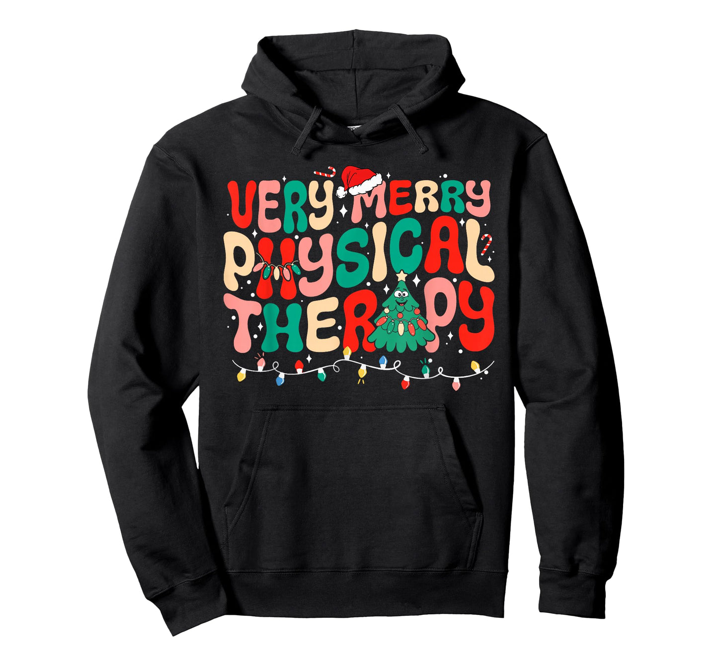 Very Merry Physical Therapy Christmas T-Shirt