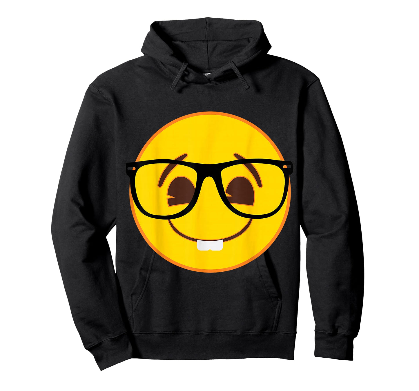 Official Emoji Nerd Glasses Yellow Smile Face T-Shirt