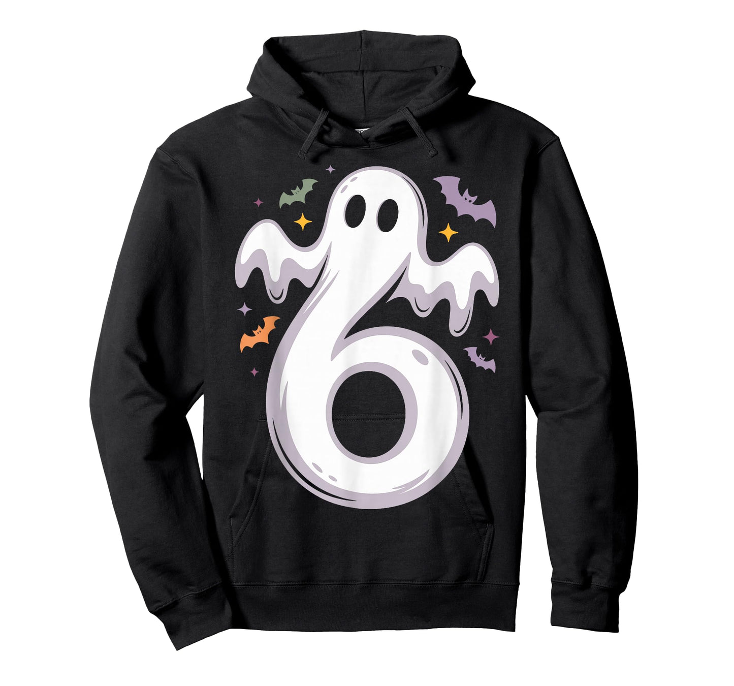 Funny 6 Ghost Meme Halloween Costume Matching Design T-Shirt