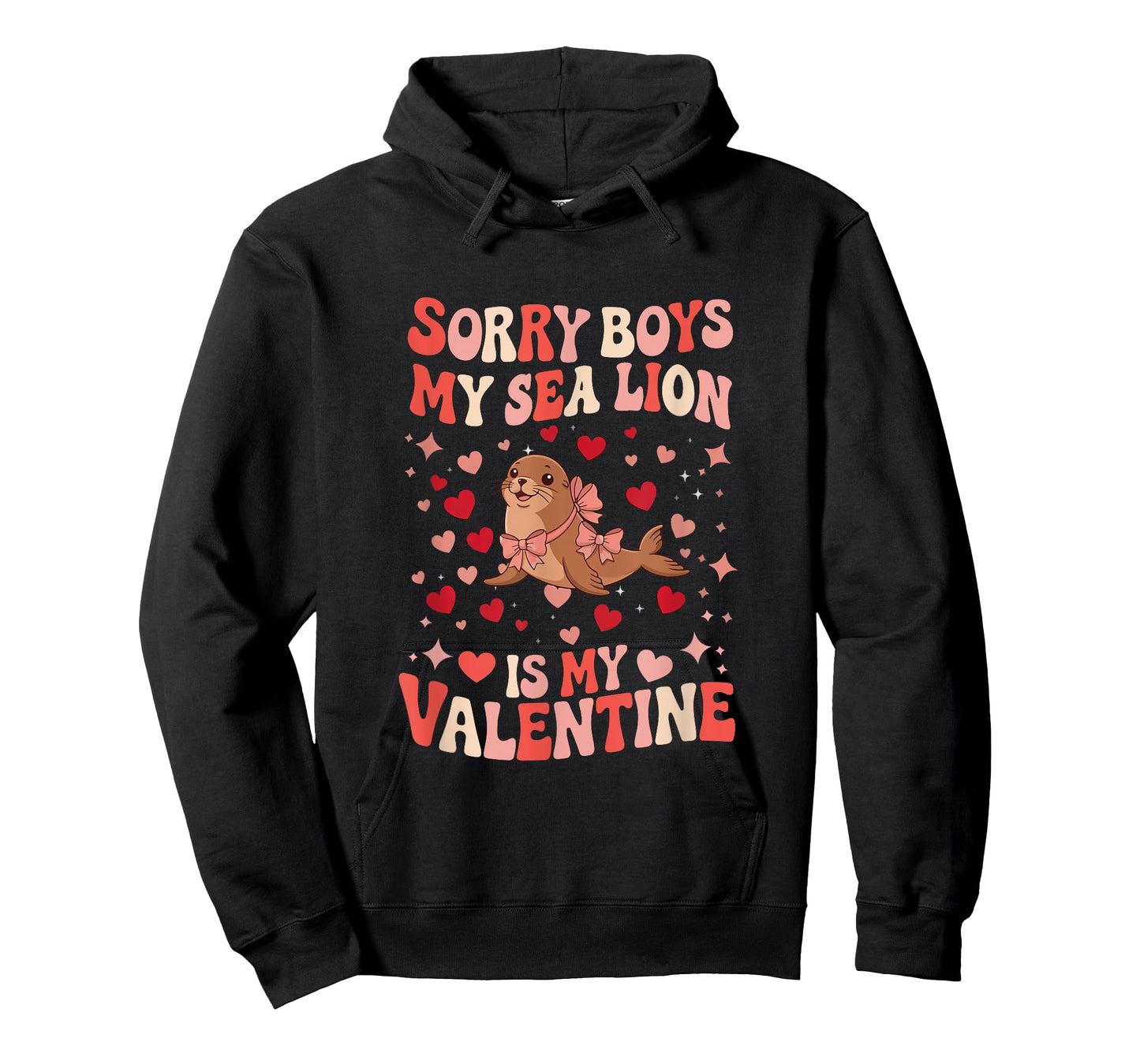 Sorry Sea Lion is My Valentine Joke Boys Cute Animal Lover T-Shirt