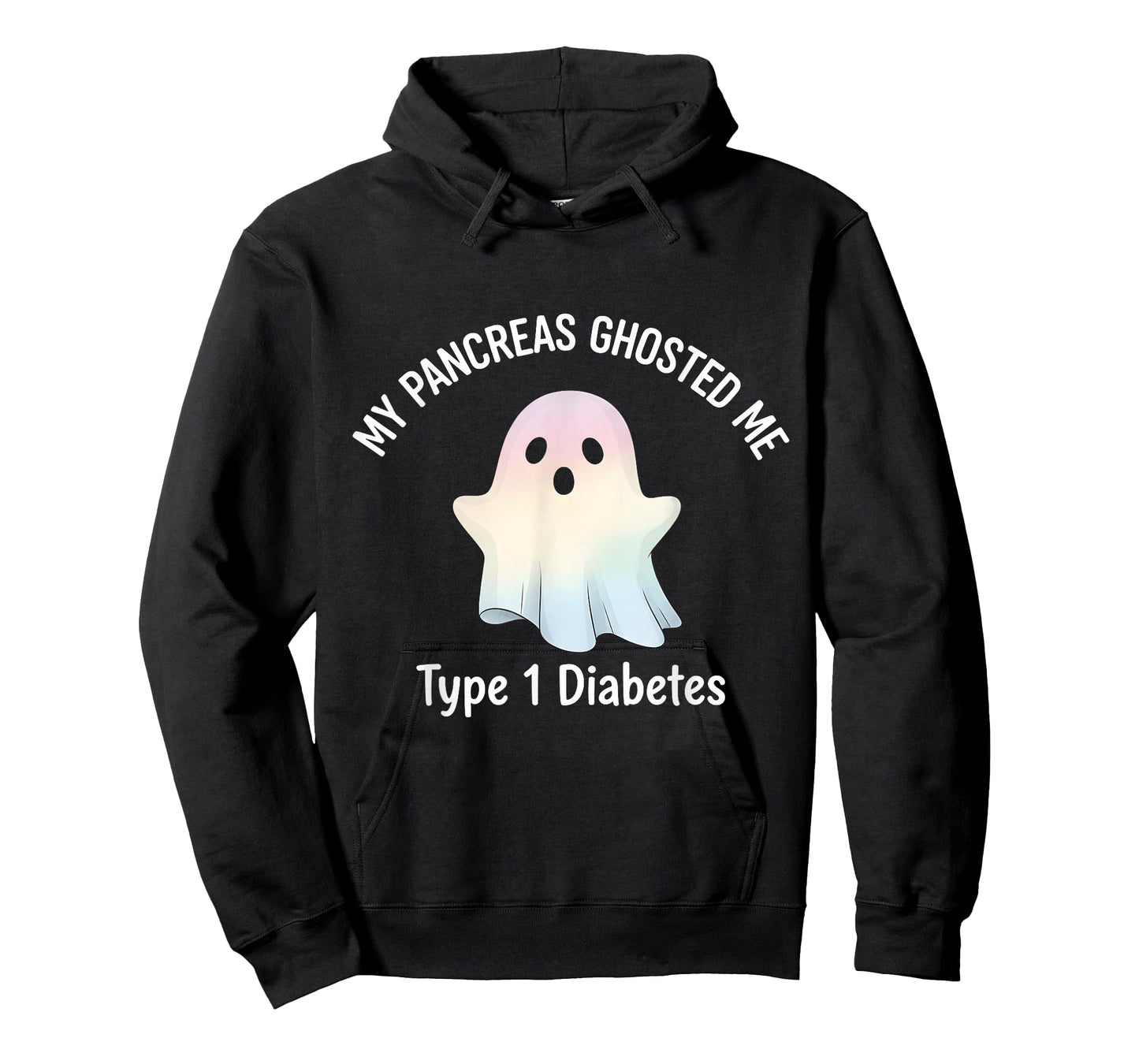 My Pancreas Ghosted Me Type 1 Diabetes Awareness Ghost T-Shirt
