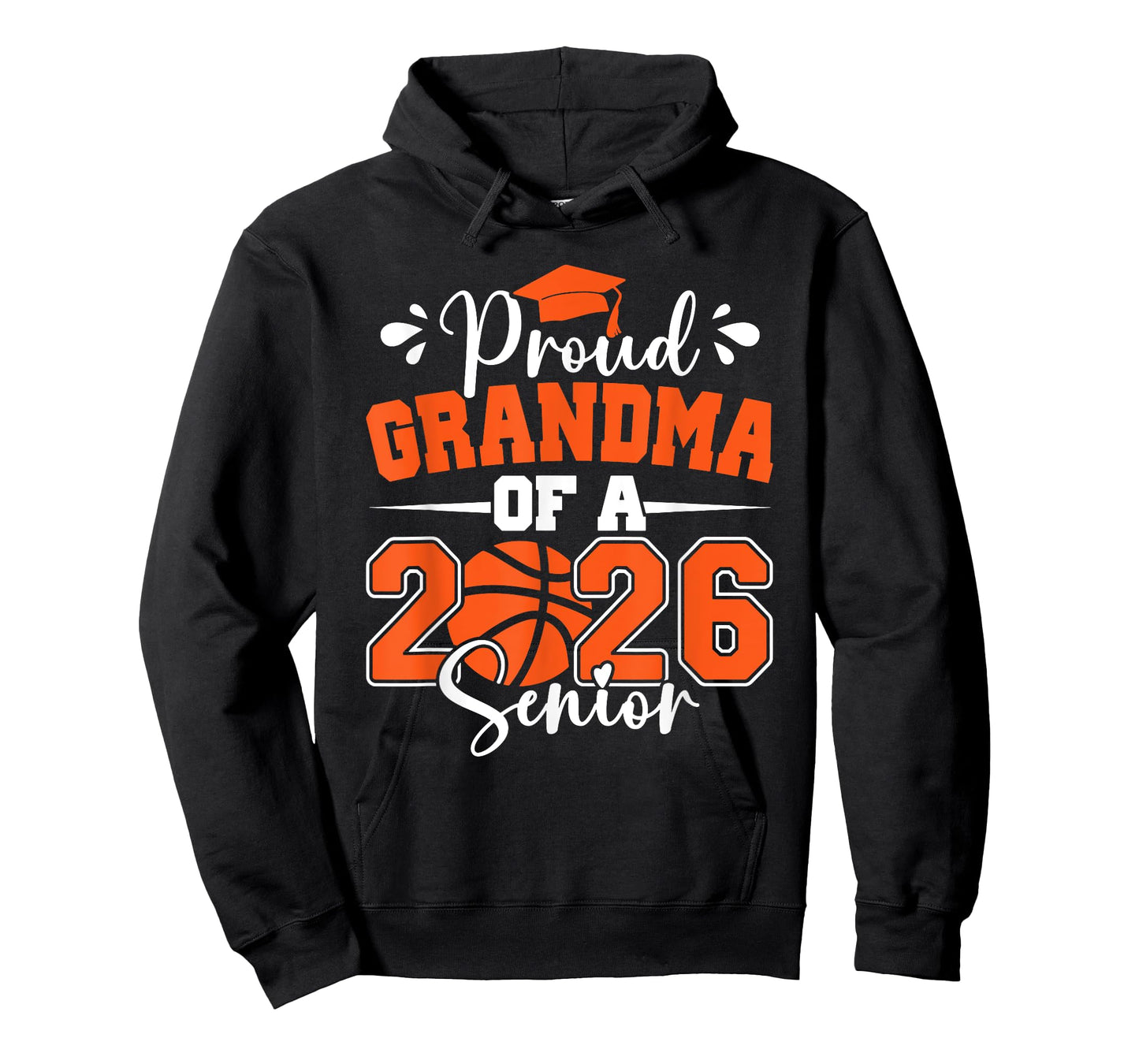 Proud Grandma of A 2026 Senior Basketball Graduation Family T-Shirt