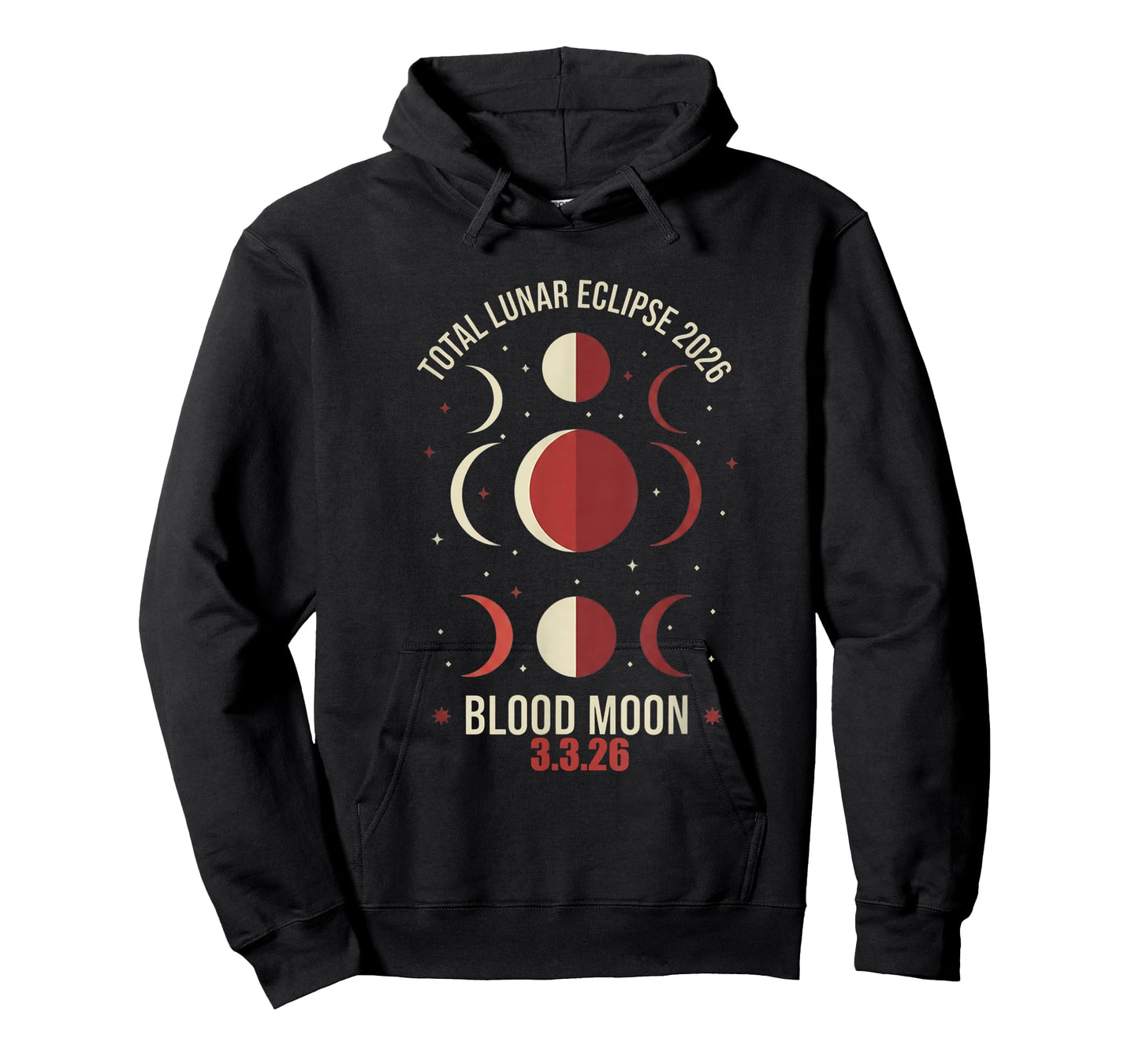 Total Lunar Eclipse 2026 Blood Moon March 3 T-Shirt
