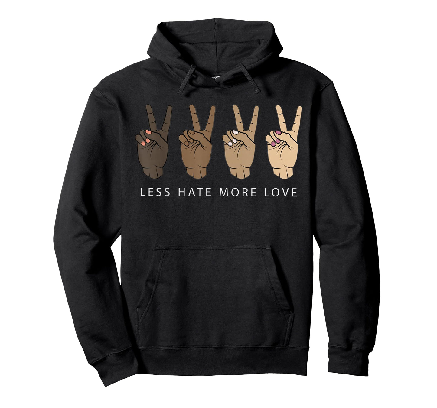 Less Hate More Love Peace Diversity Equality T-Shirt