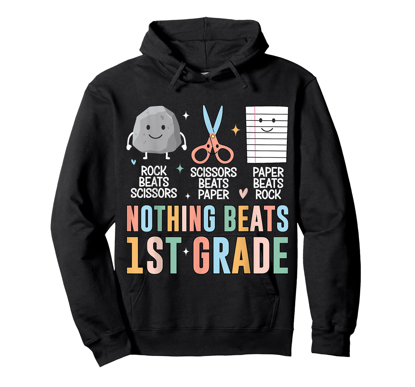 Nothing Beats 1st Grade Funny Back to School Kids Teachers T-Shirt