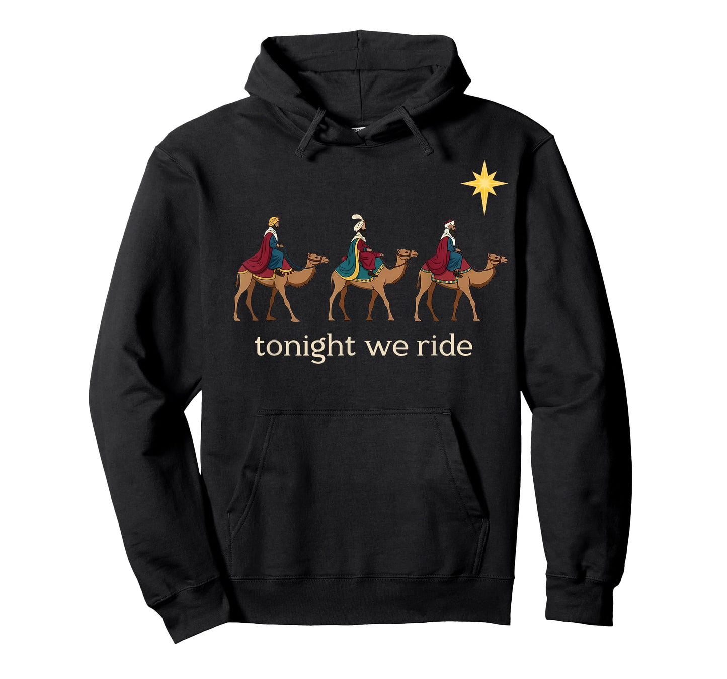 Tonight We Ride Christmas Christian Three Wise Men T-Shirt