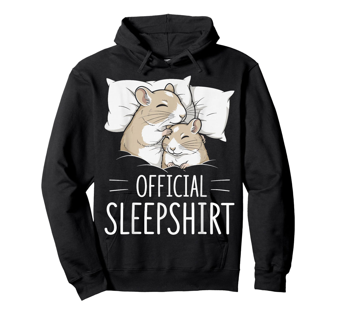 Official Sleepshirt Sleeping Gerbil Mouse Lovers Pajama T-Shirt
