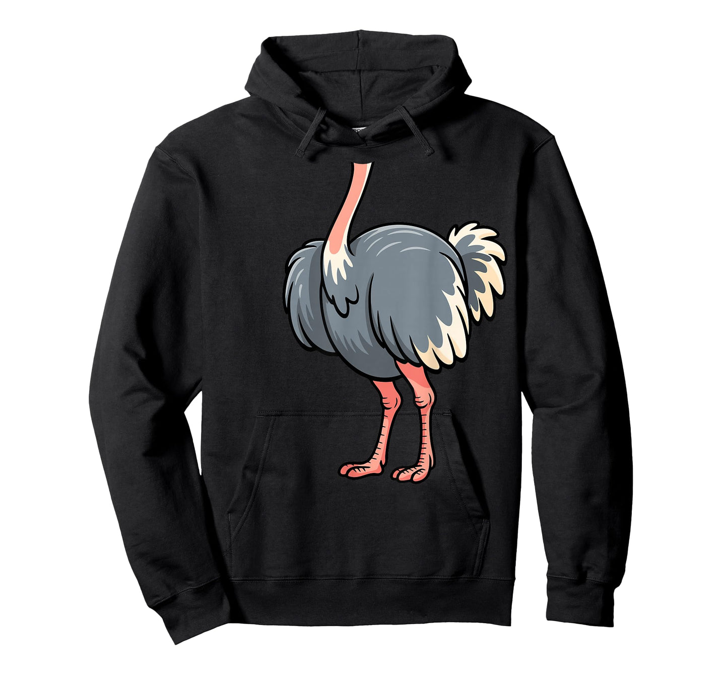 Ostrich Shirt Adult Men Women Kids Body Ostrich Costume T-Shirt