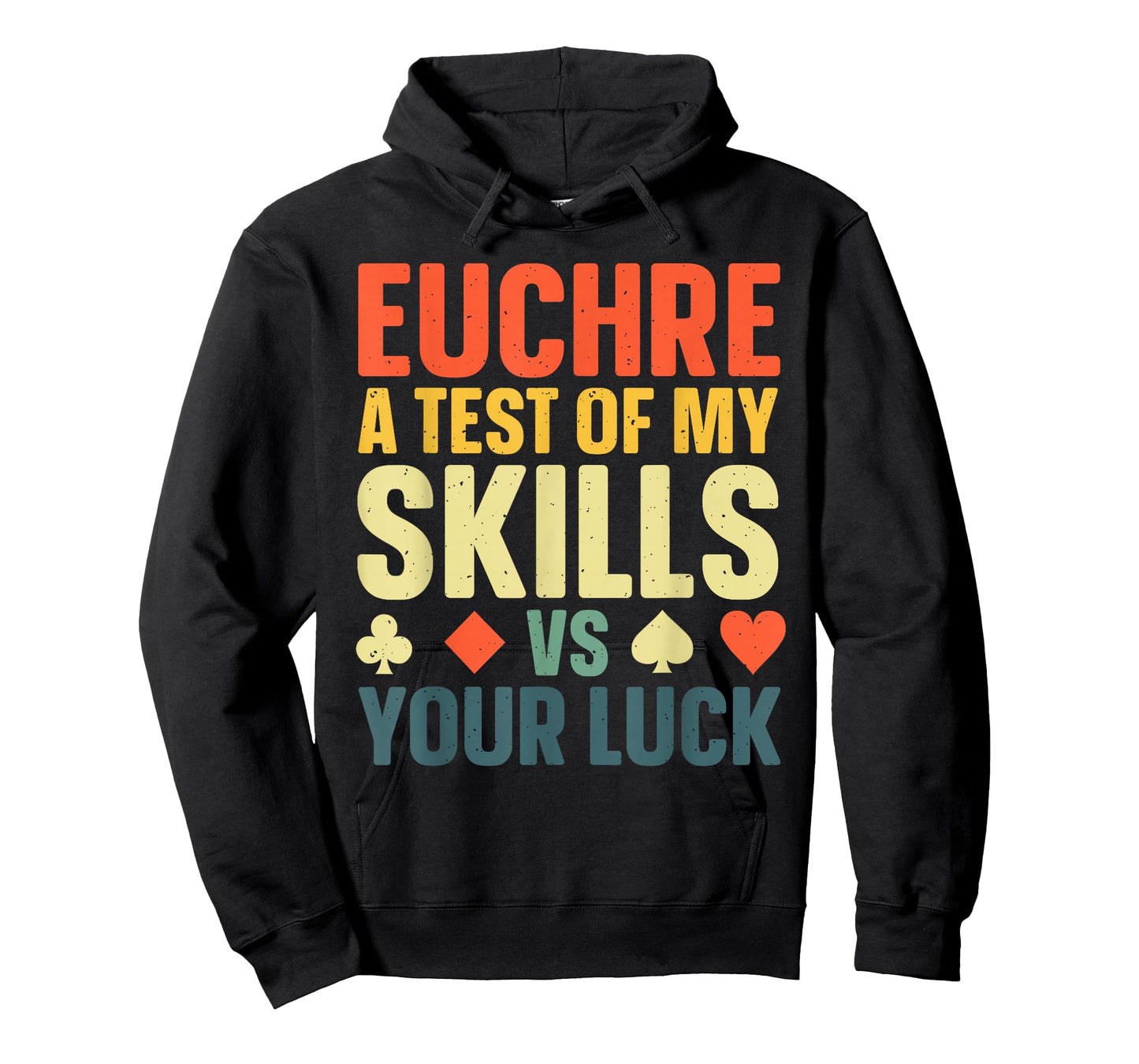 Funny Euchre Art for Men Women Euchre Partner Euchre Player T-Shirt