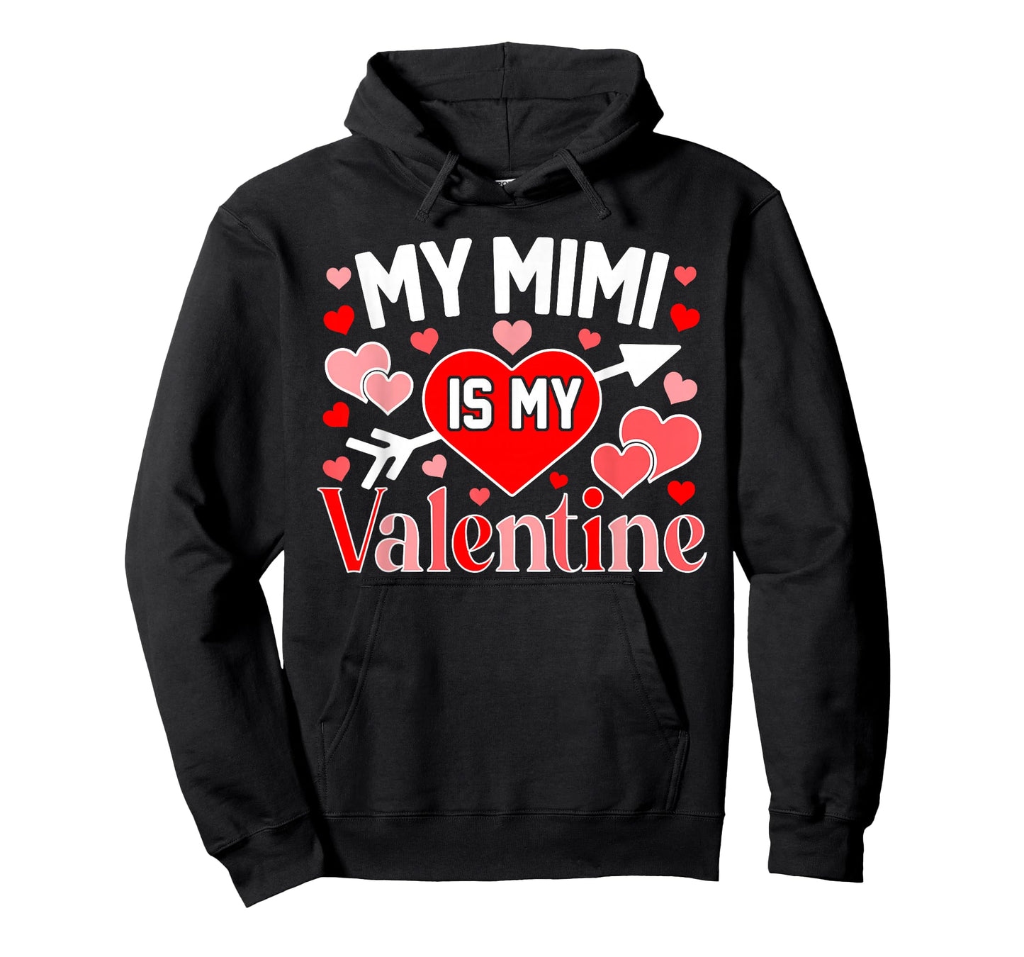 My Mimi is My Valentine Cute Hearts Valentine's Day T-Shirt