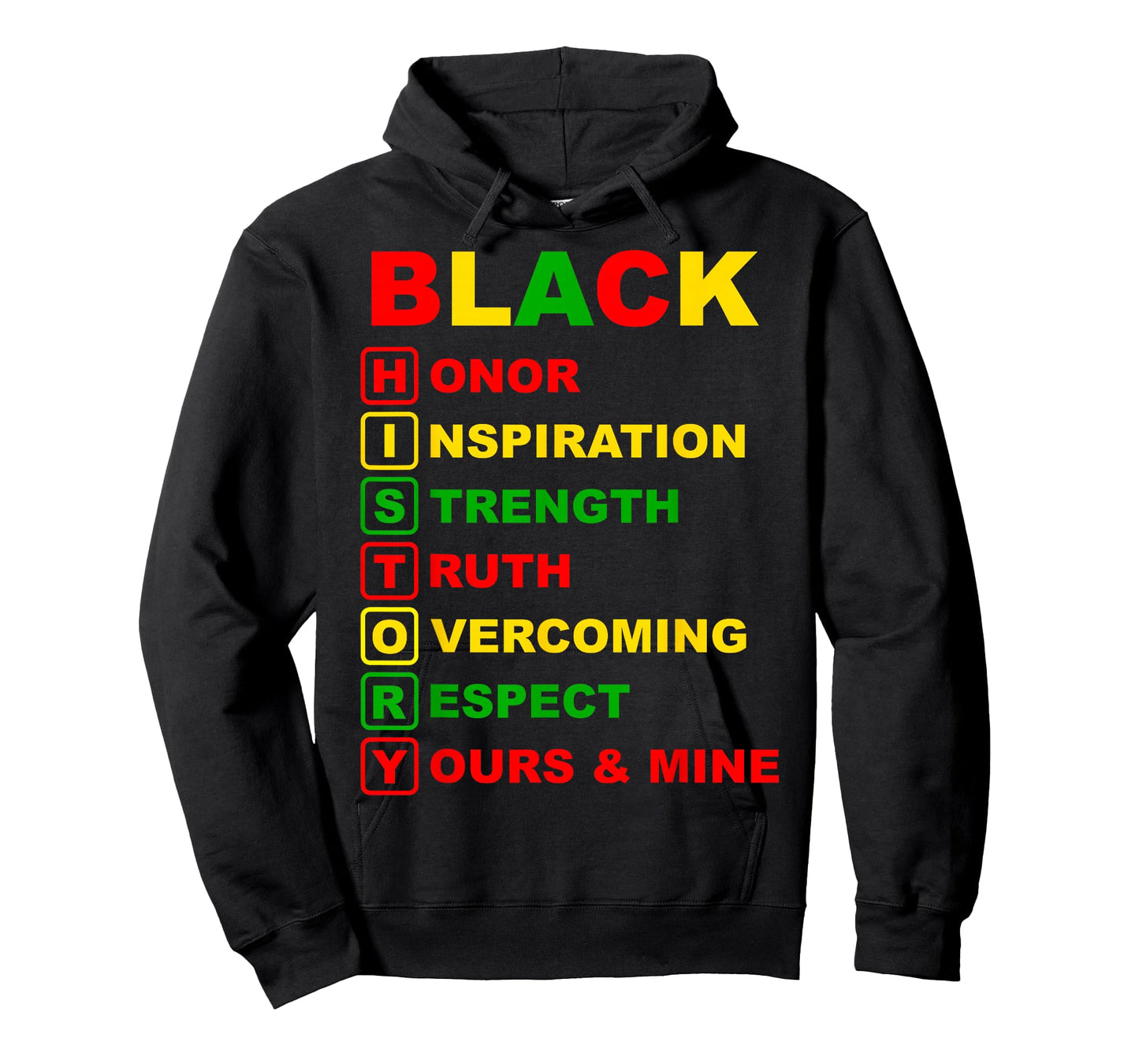 Black History Month Pride Melanin African American Men Women T-Shirt