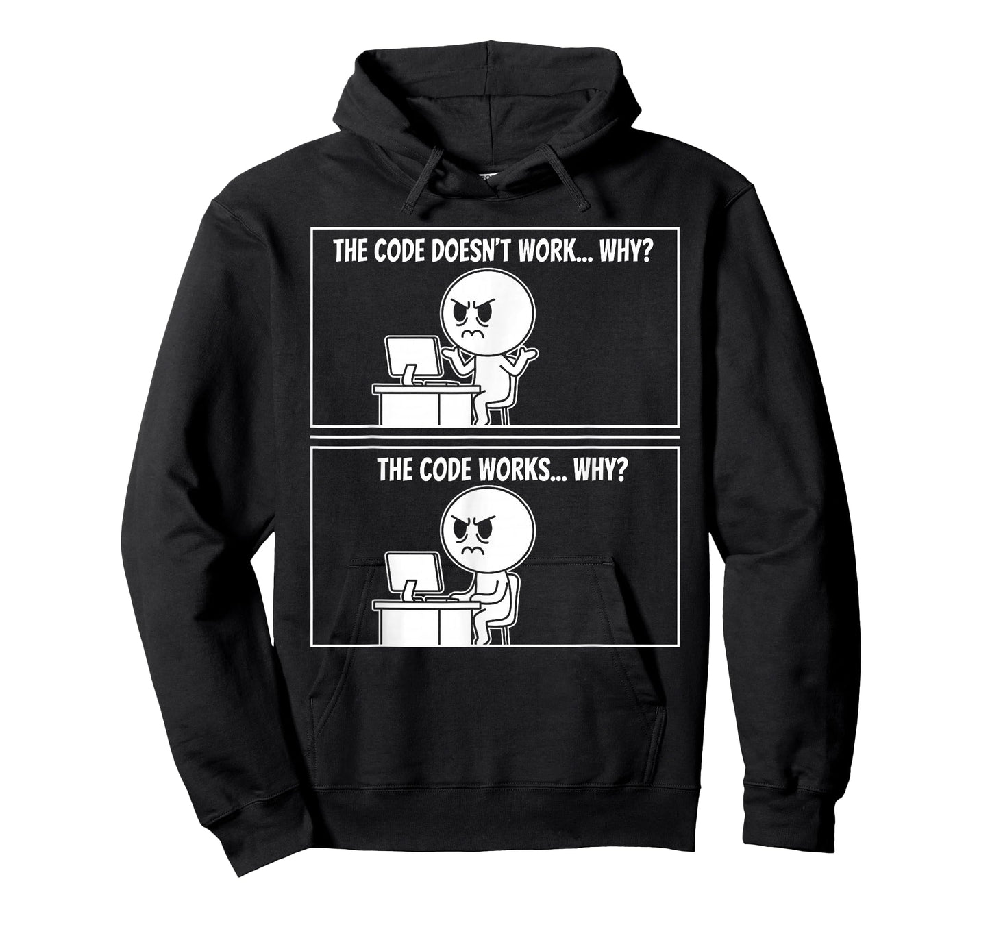 The Code Doesn't Work Funny Programmer Computer Engineer T-Shirt