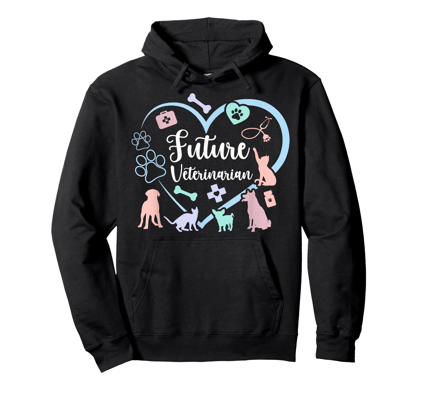 Future Veterinarian Heart Veterinary Student Vet in Progress T-Shirt