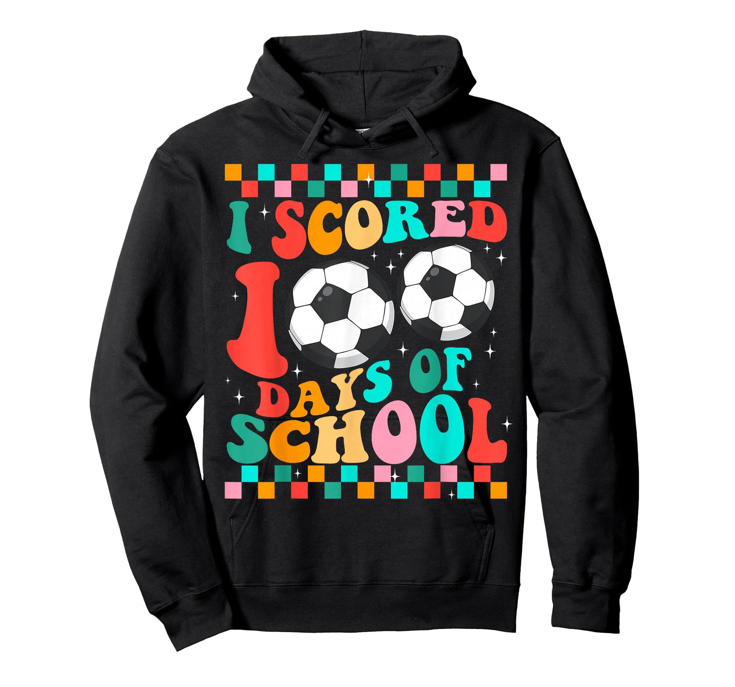 I Scored 100 Days of School Soccer Kids Student Teacher T-Shirt