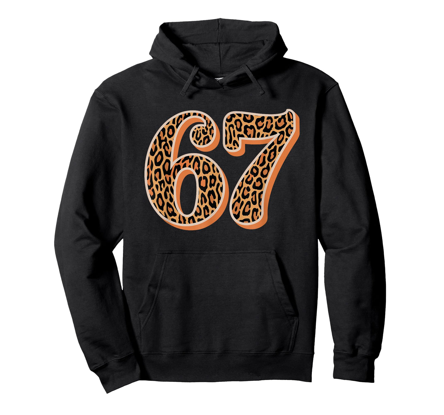 67 Leopard Skin Alpha Slang Gen 67th Number 67 T-Shirt