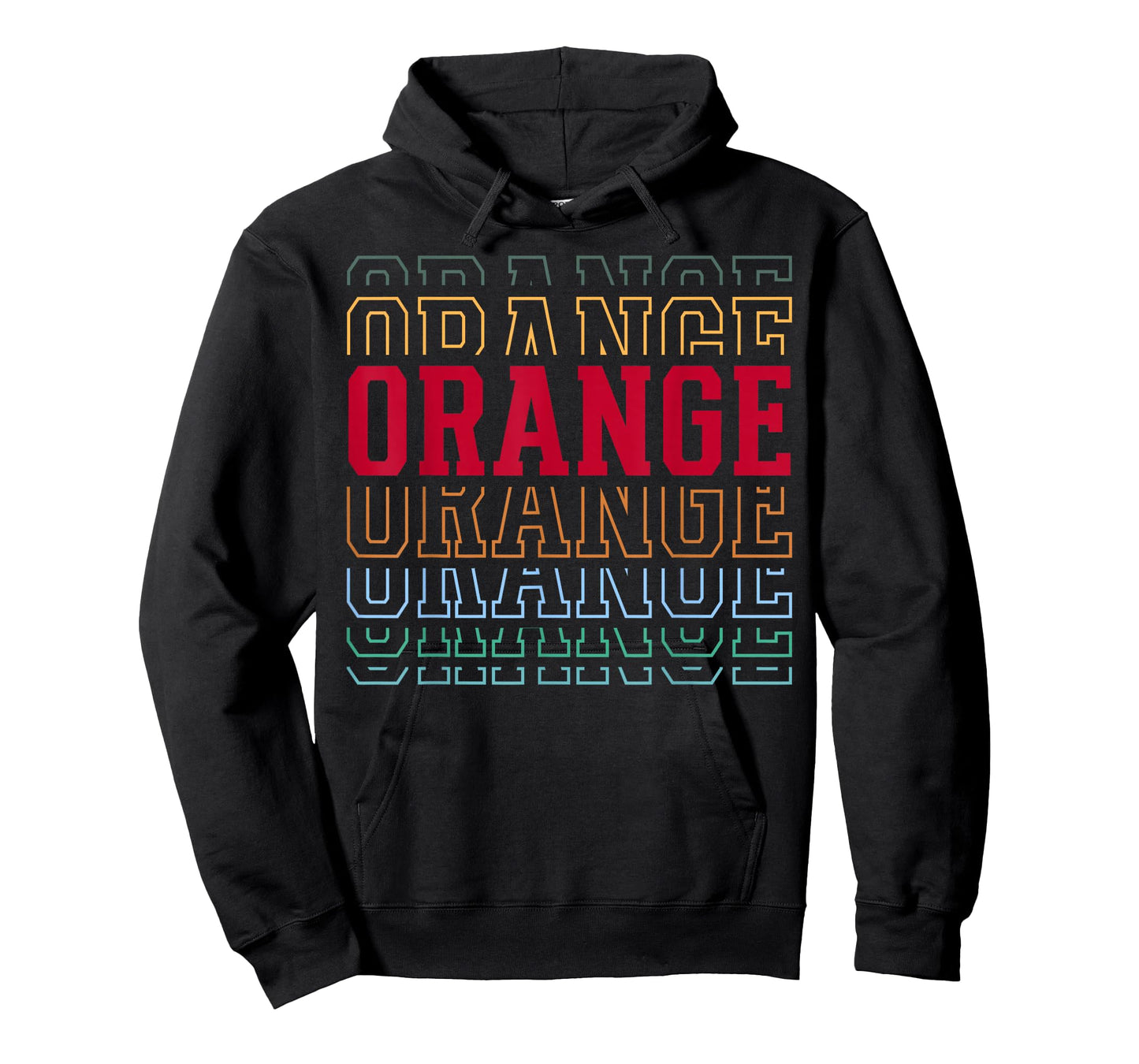 Orange Layered Text Costume Fruit Lover T-Shirt