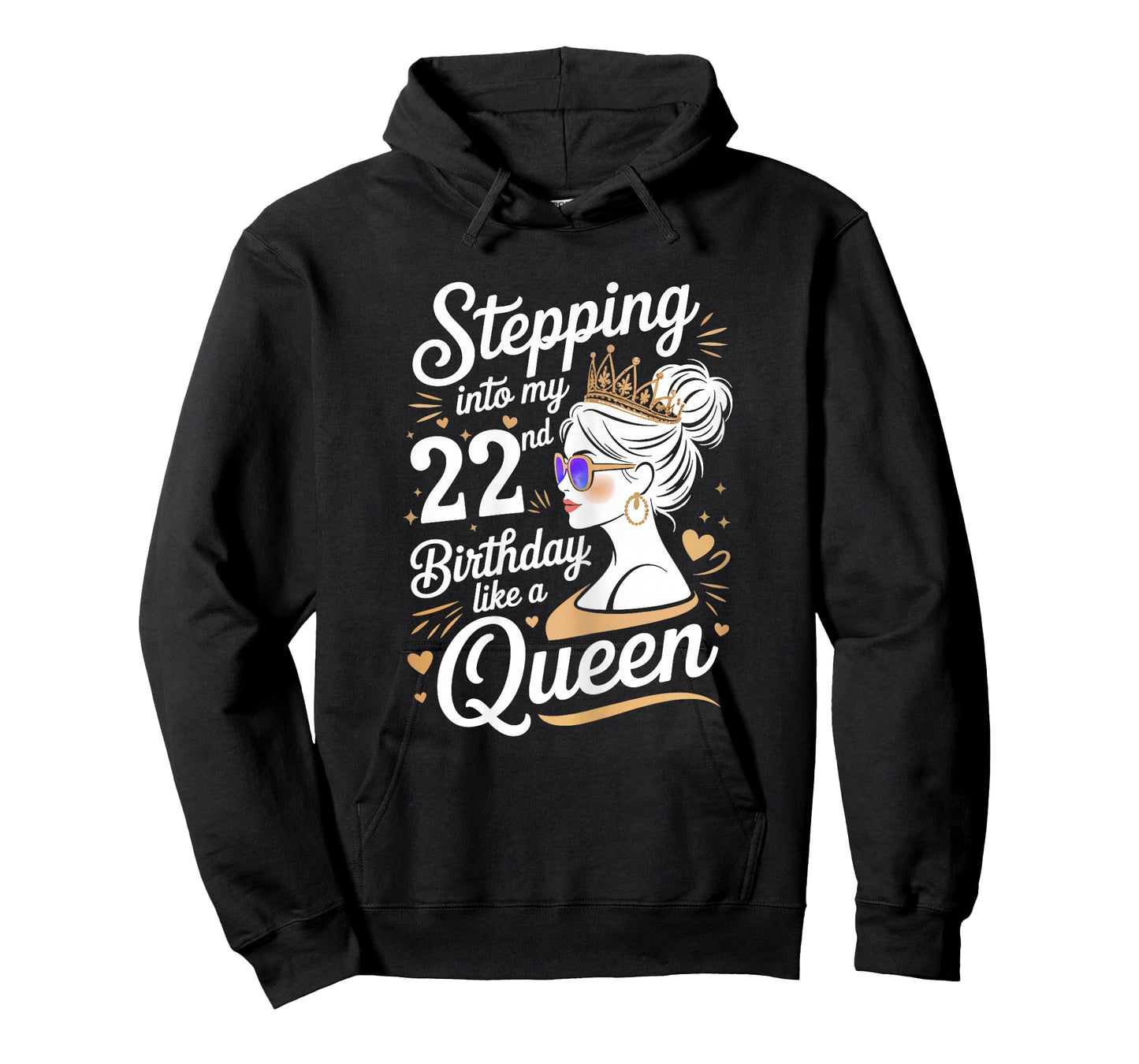 Stepping Into My 22nd Birthday 22 Years Old Women Bday Gifts T-Shirt