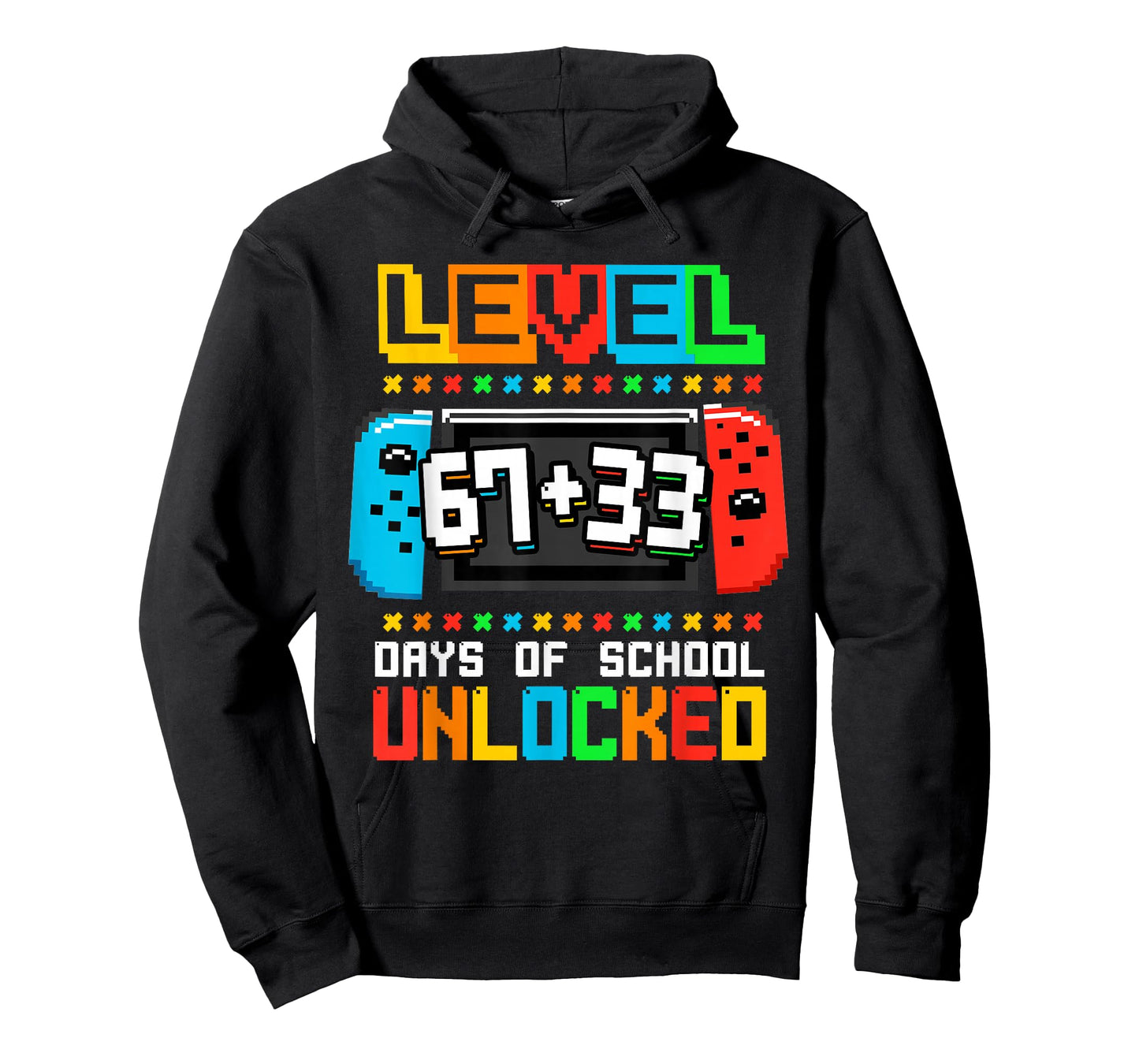 Level 67 33 Happy 100 Days of School Complete Funny 67 Meme T-Shirt