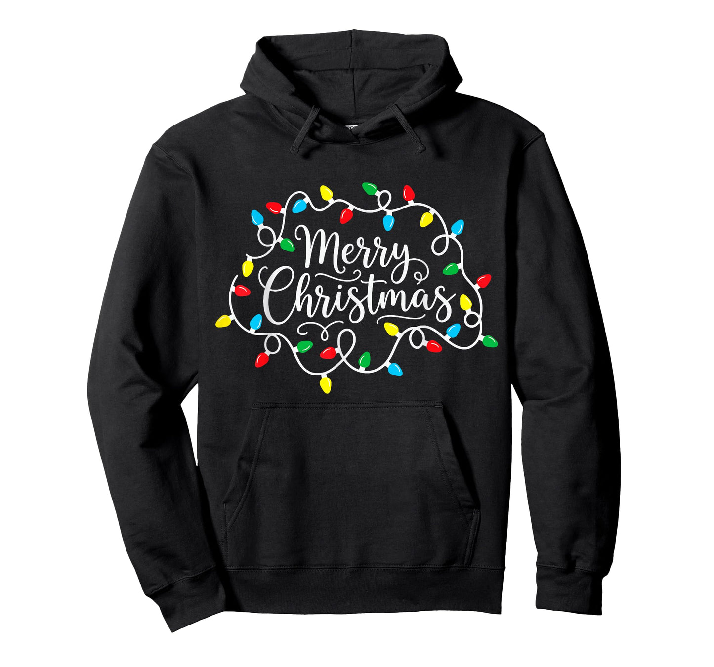 Merry Christmas Lights Xmas Family Matching Pajama Men Women T-Shirt