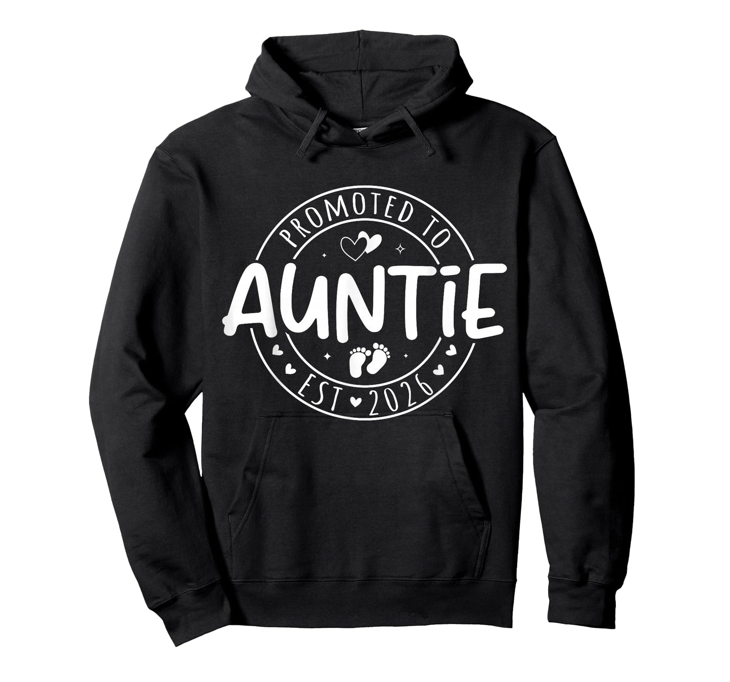 Promoted to Auntie est 2026 Soon to Be Aunt Funny New Aunt T-Shirt