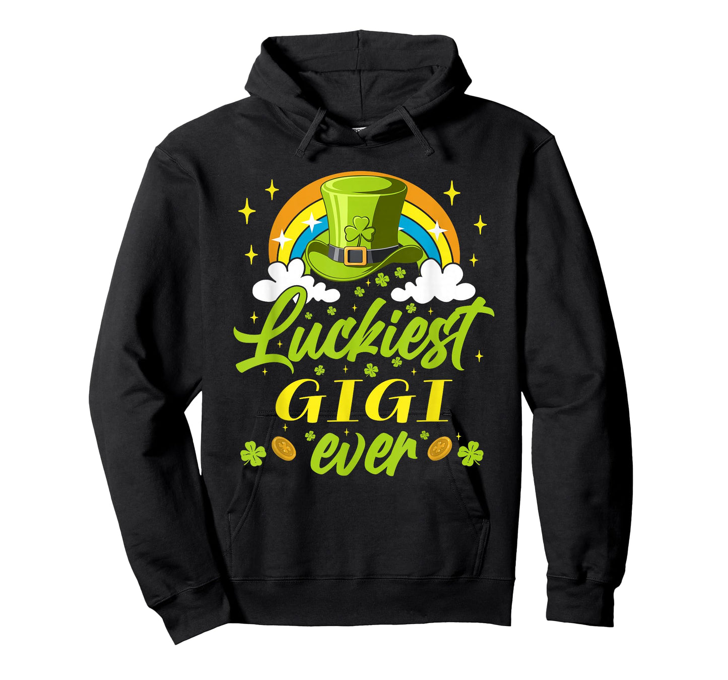 Luckiest Gigi Ever Shamrocks Lucky St Patrick's Day T-Shirt