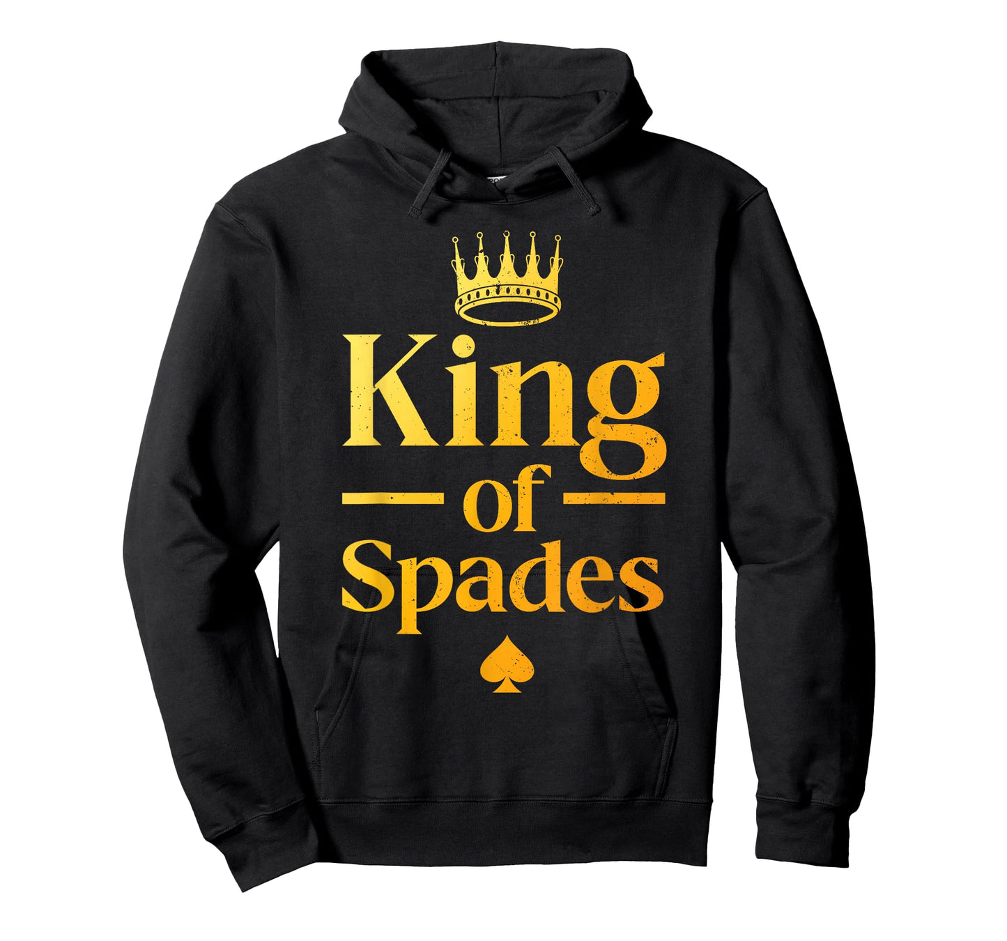 Cool King of Spades Art for Men Dad Card Game Spades Player T-Shirt
