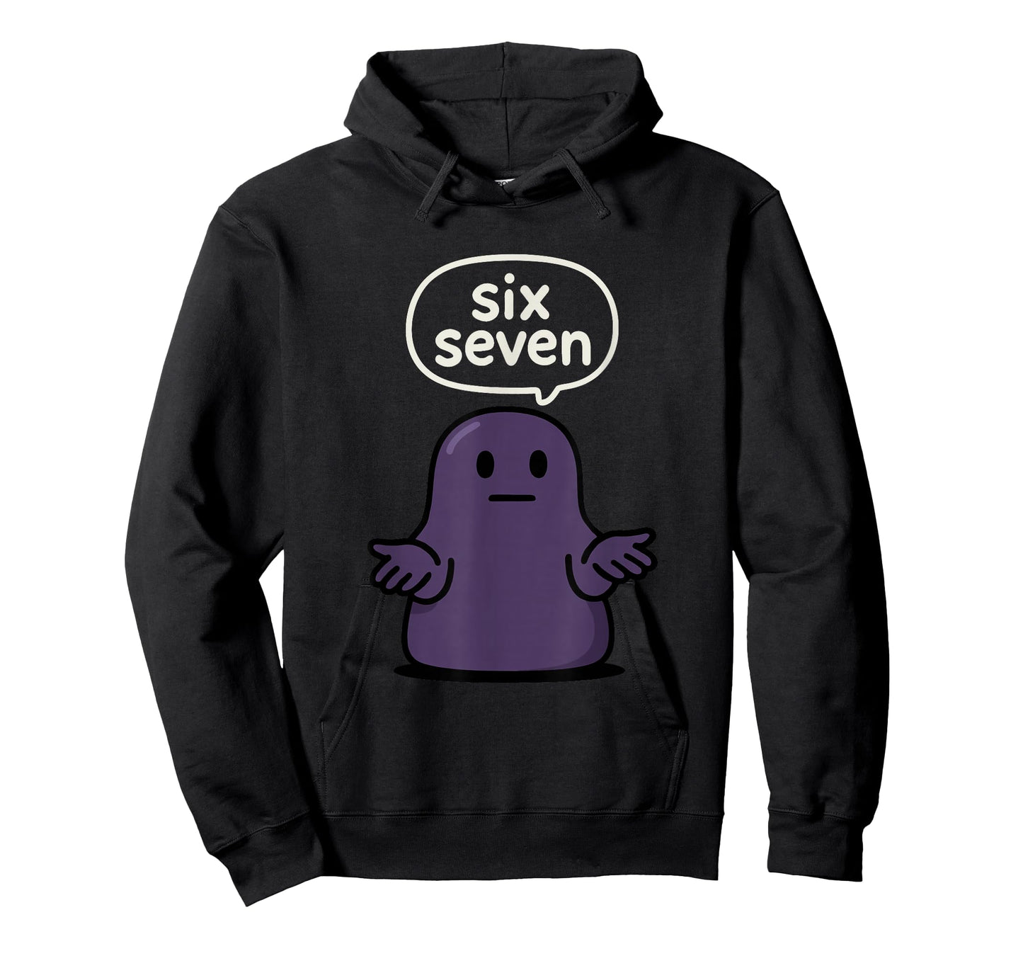 67 Six Seven 6-7 Midnight Blob Slime - Kid Brainrot Meme T-Shirt