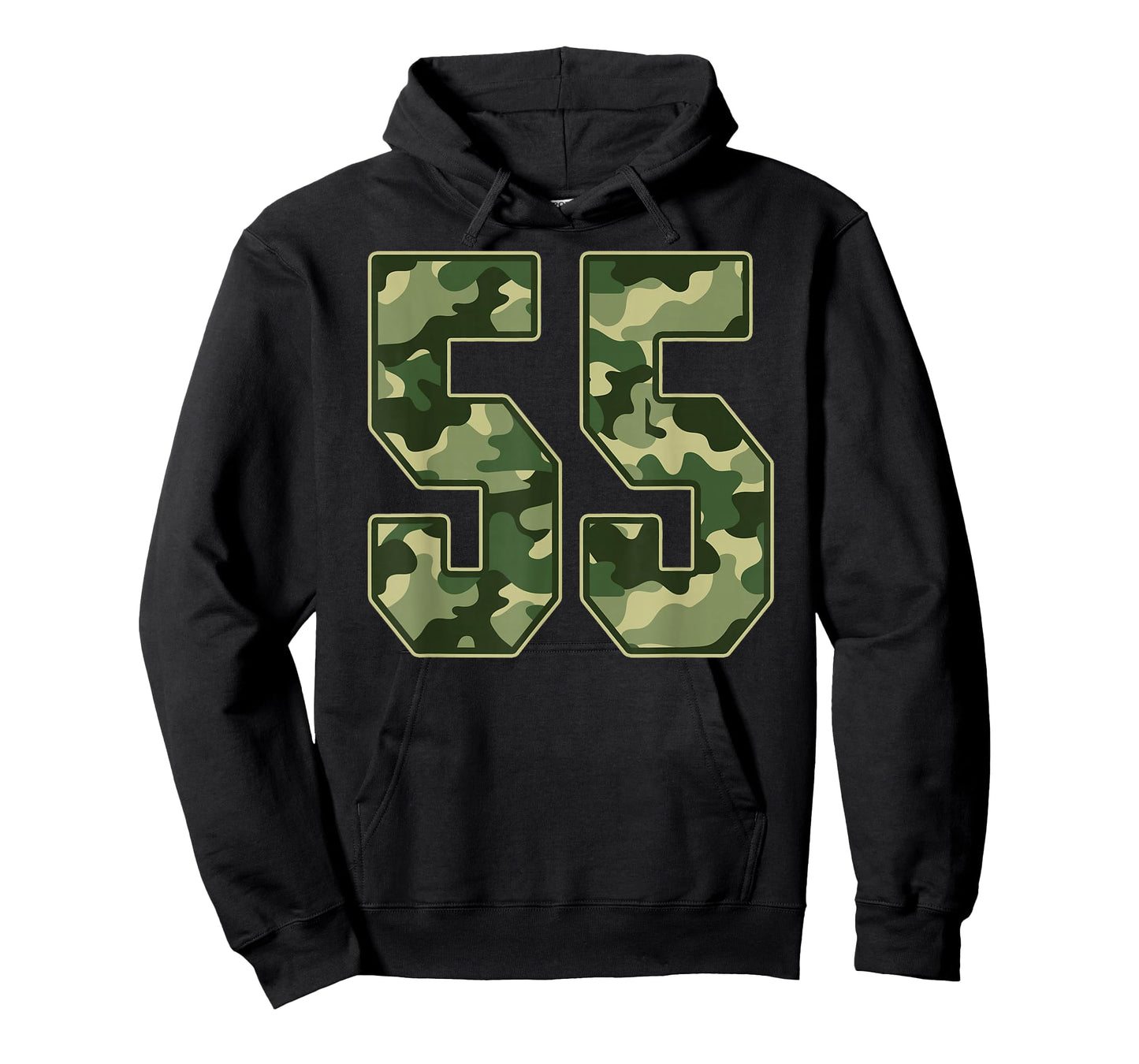 Camo #55 Jersey Number 55 Uniform Fan Favorite Player T-Shirt