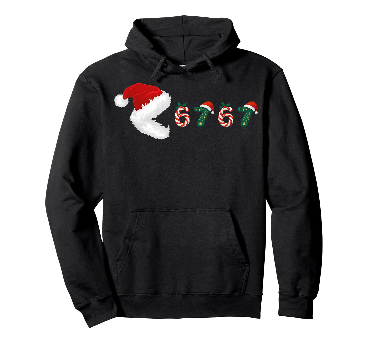 Merry Christmas Pajamas Eating 67 Meme Six Seven T-Shirt