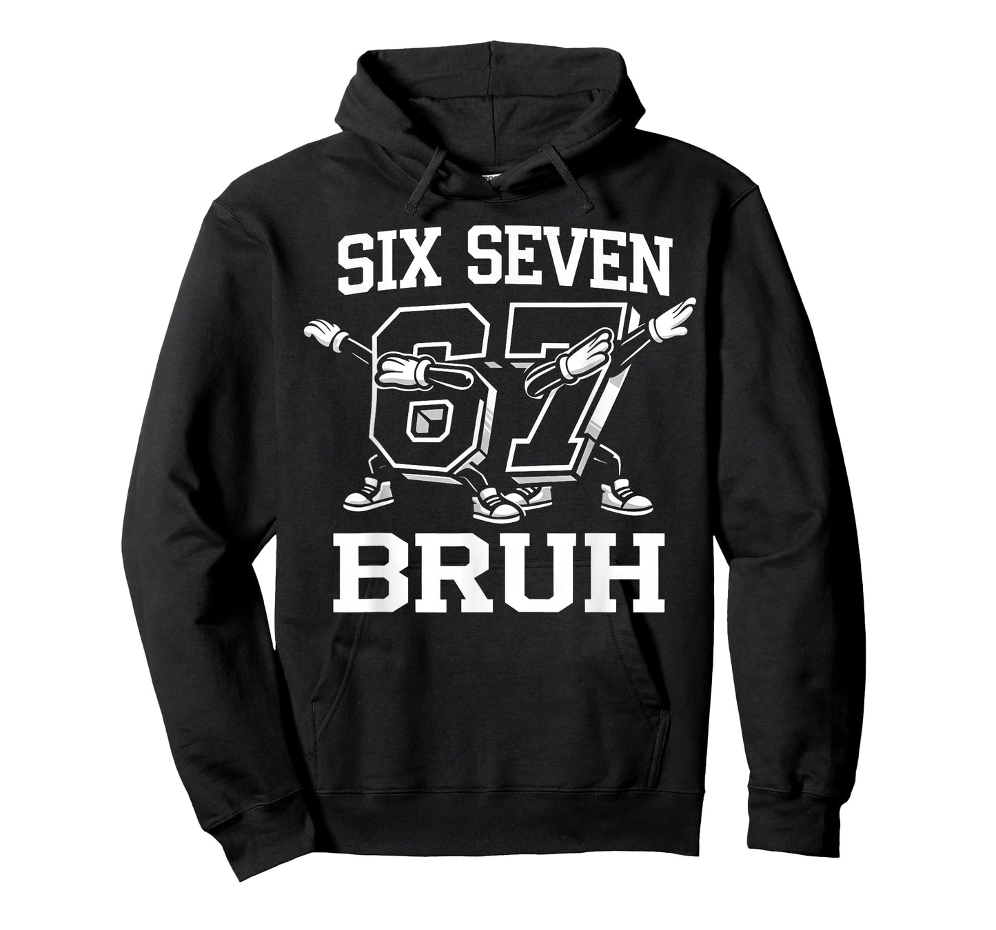 Six Seven 67 Bruh Dabbing Boys Funny Meme Gen Alpha T-Shirt