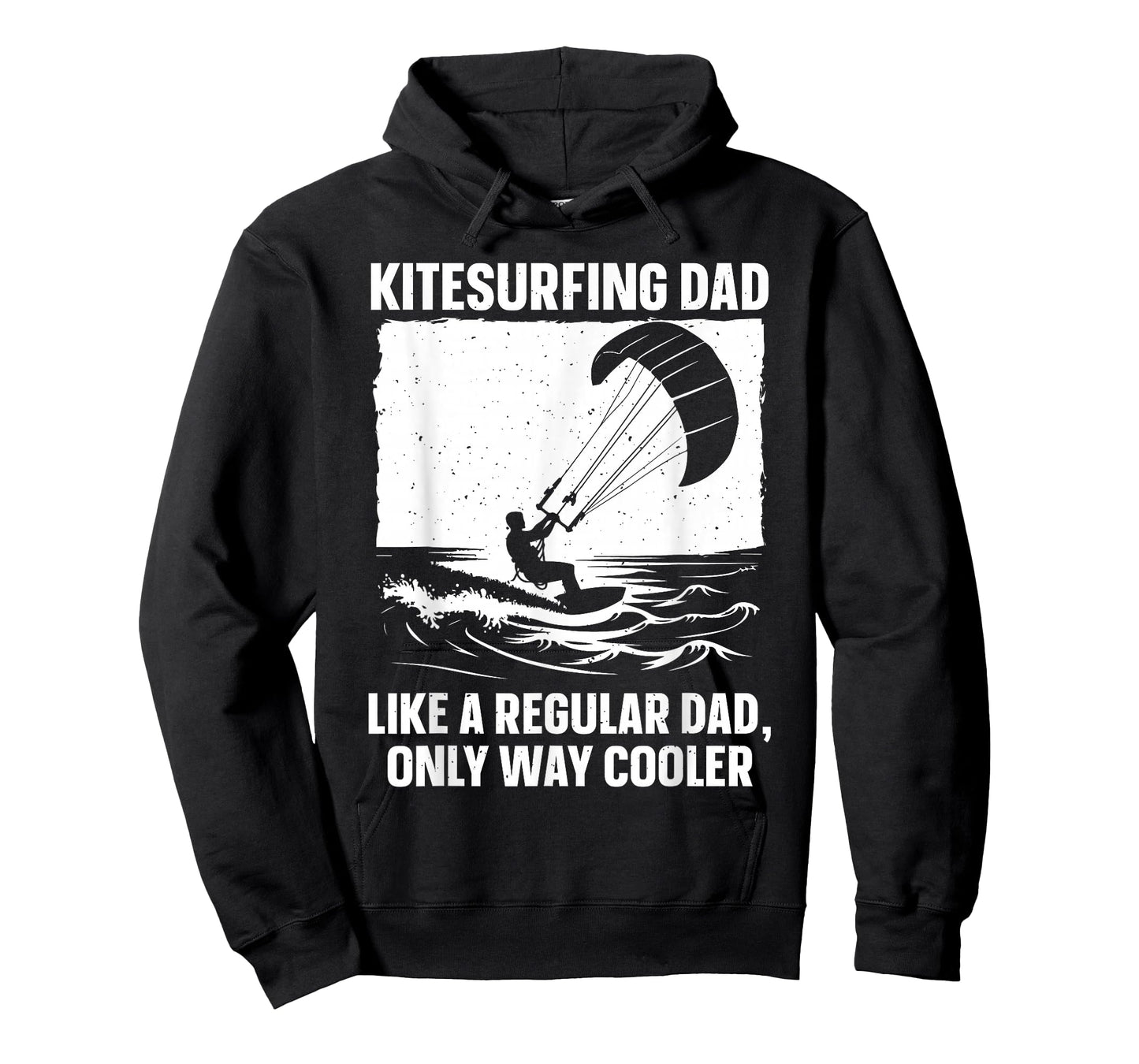 Cool Kitesurfing Art for Dad Men Kiteboarding Kite Surfing T-Shirt