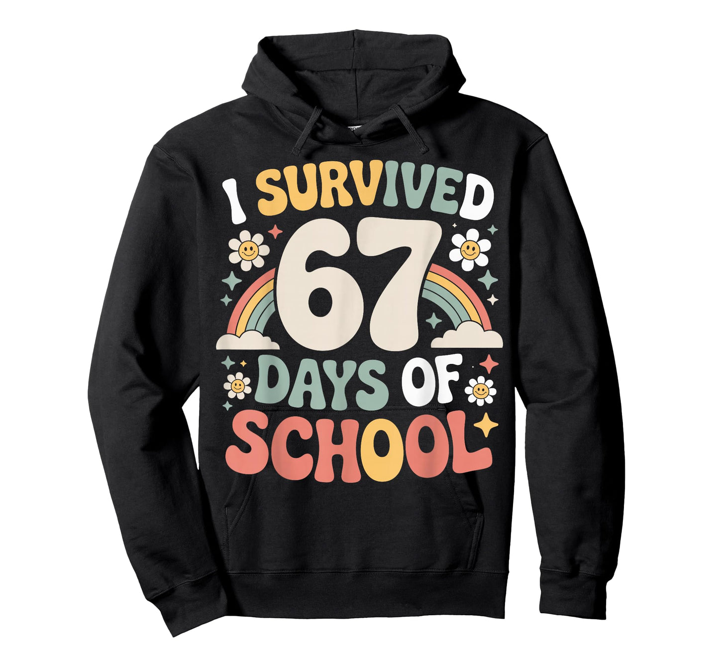 I Survived 67 Days of School Funny Teacher and Student T-Shirt