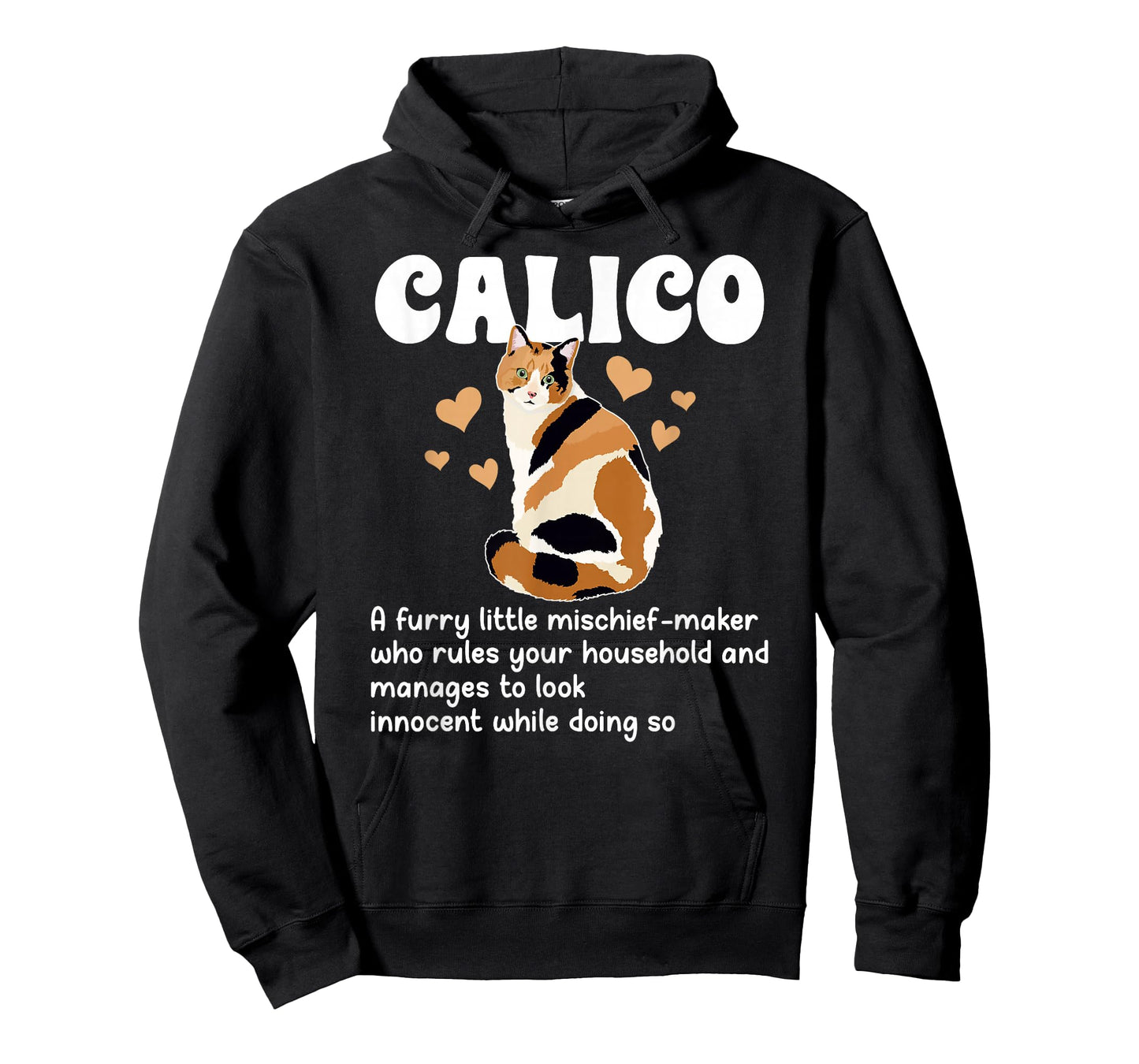 Calico Cat Definition Calico Cat Owner Calico Cat Lover T-Shirt