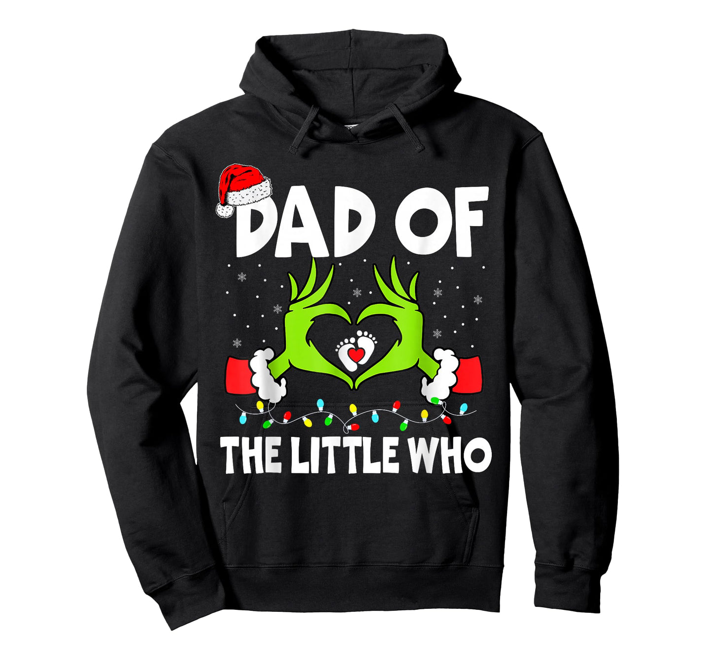 Dad of The Little Who Funny Christmas Pregnancy Announcement T-Shirt