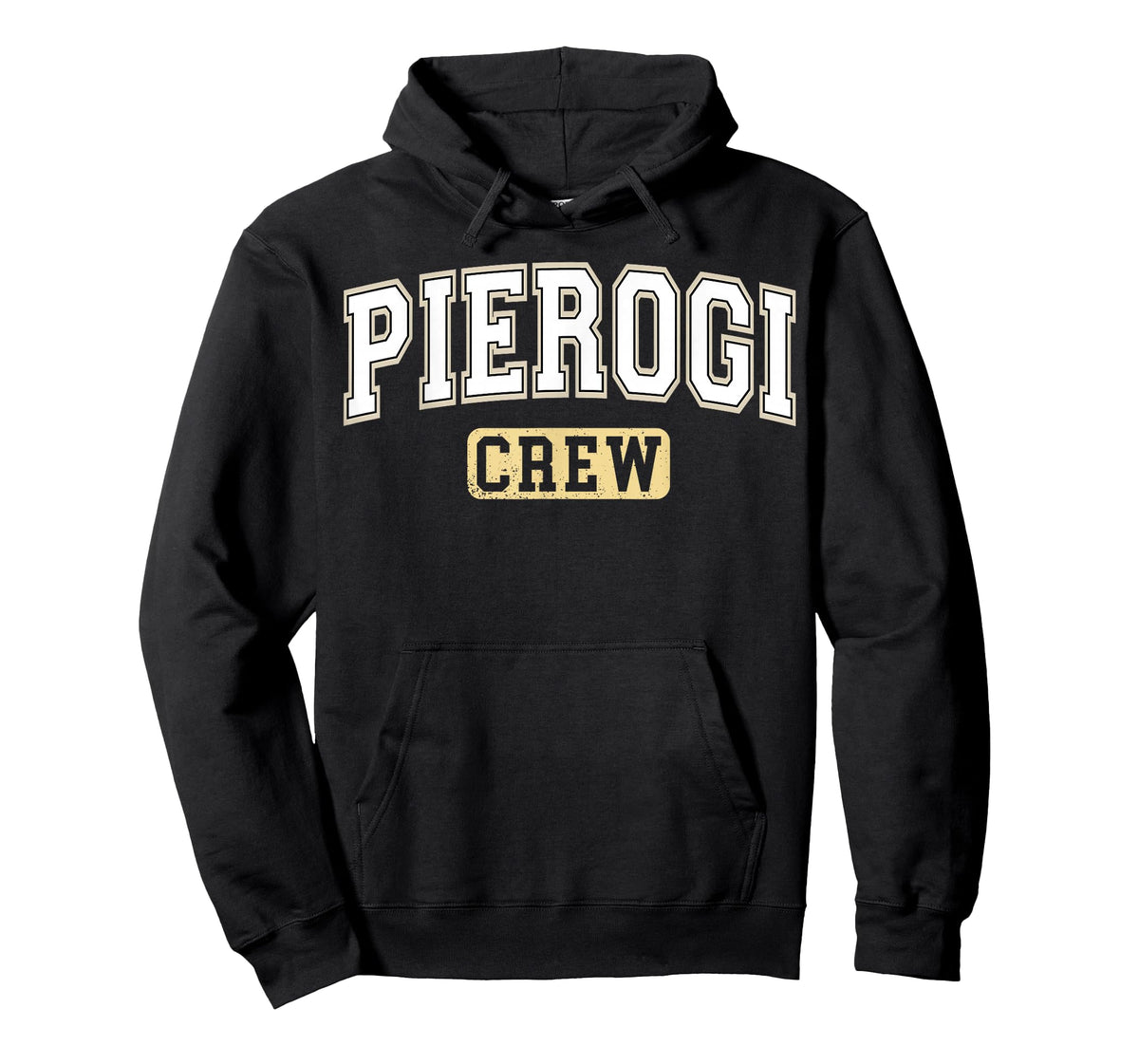 Pierogi Crew Polish Food Varsity Letters T-Shirt