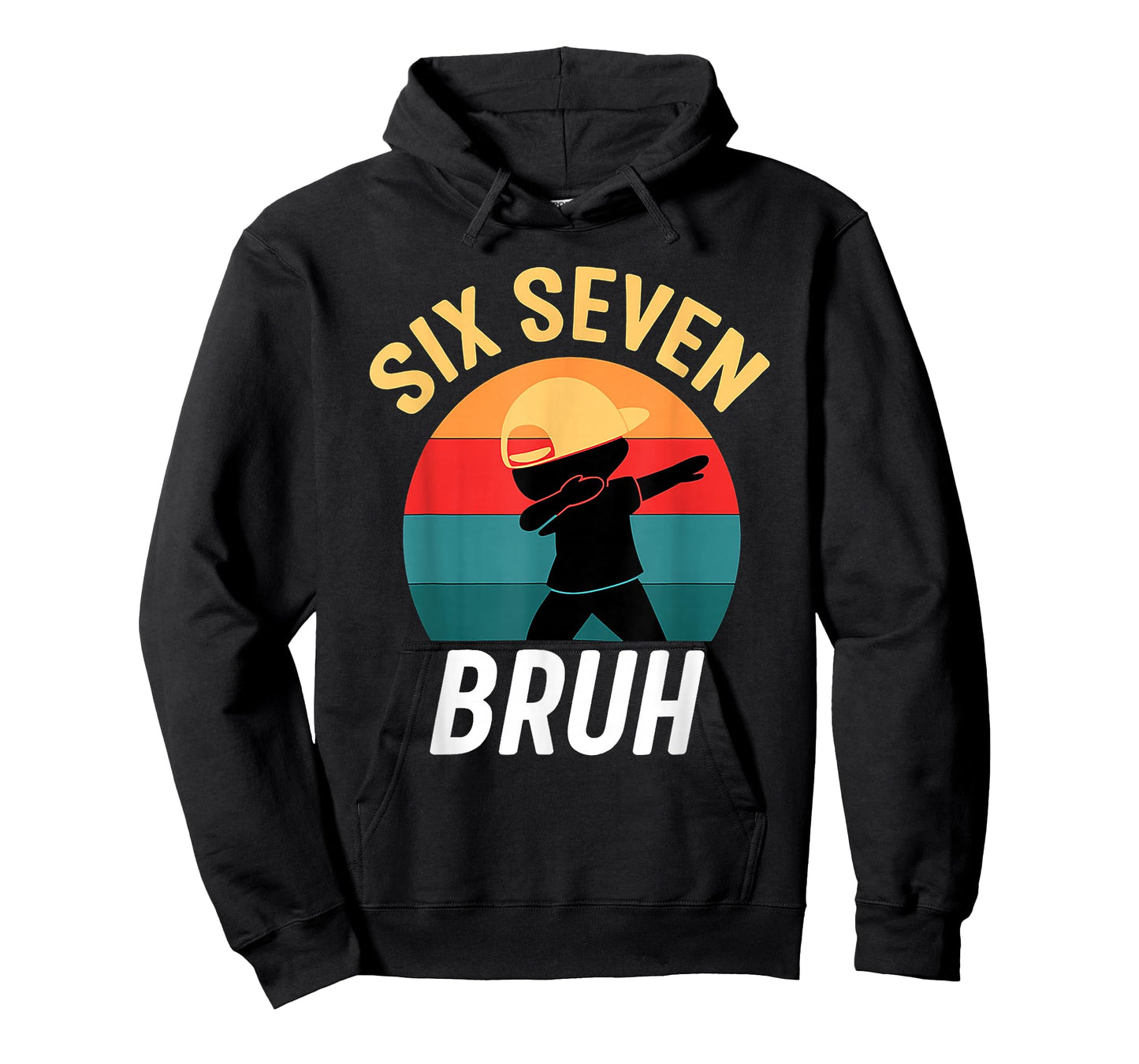 67 Meme Six Seven Bruh 6 7 Funny Kids Boys Dabbing Birthday T-Shirt