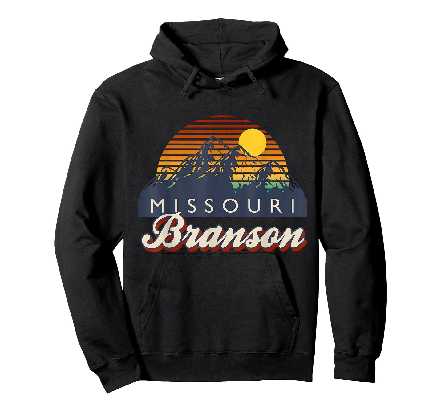 Branson Missouri Vintage Mountain Hiking Retro 80s 90s T-Shirt