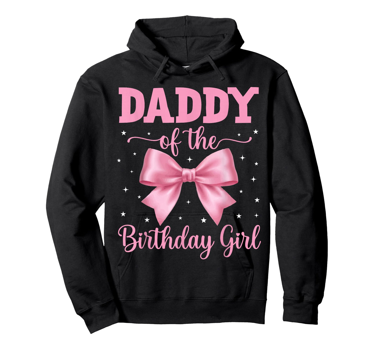 Daddy of Birthday Girl Coquette Bow Party Family Matching T-Shirt