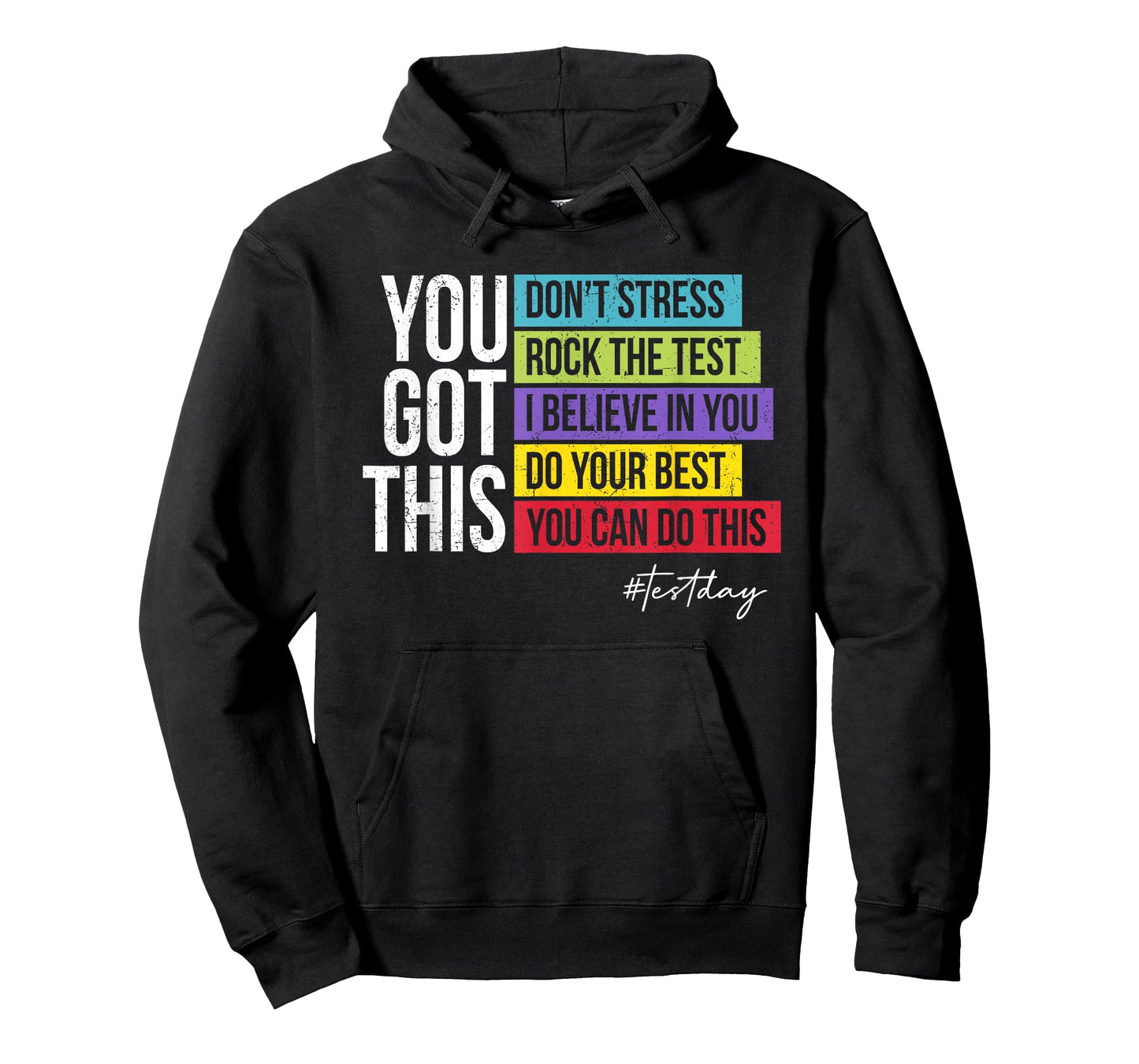 You Got This Don't Stress Rock The Test Test Day Students T-Shirt