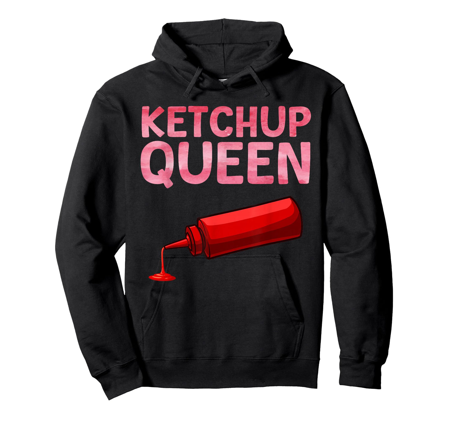 Funny Ketchup Queen Art for Women Girls Kids Ketchup Lover T-Shirt