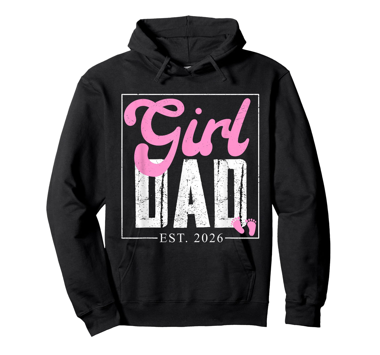 Expecting Dad of Girl Est 2026 Father's Day Daughter-Dad Men T-Shirt