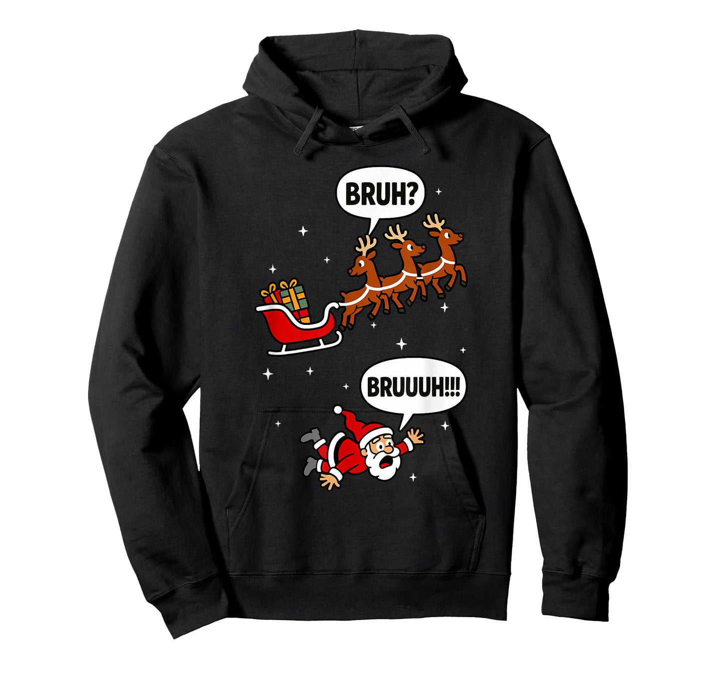 Santa Bruh Men Women Kids Funny Christmas T-Shirt
