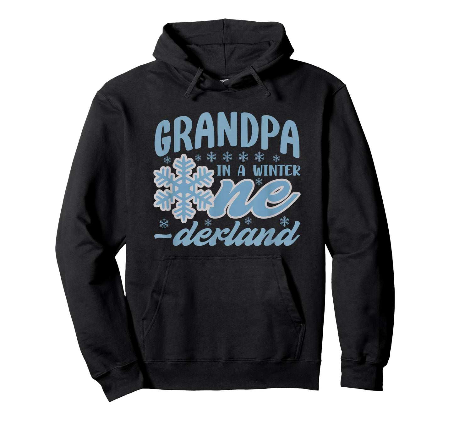 Grandpa in A Winter Onederland Bday Girl Sweet Snowflake T-Shirt