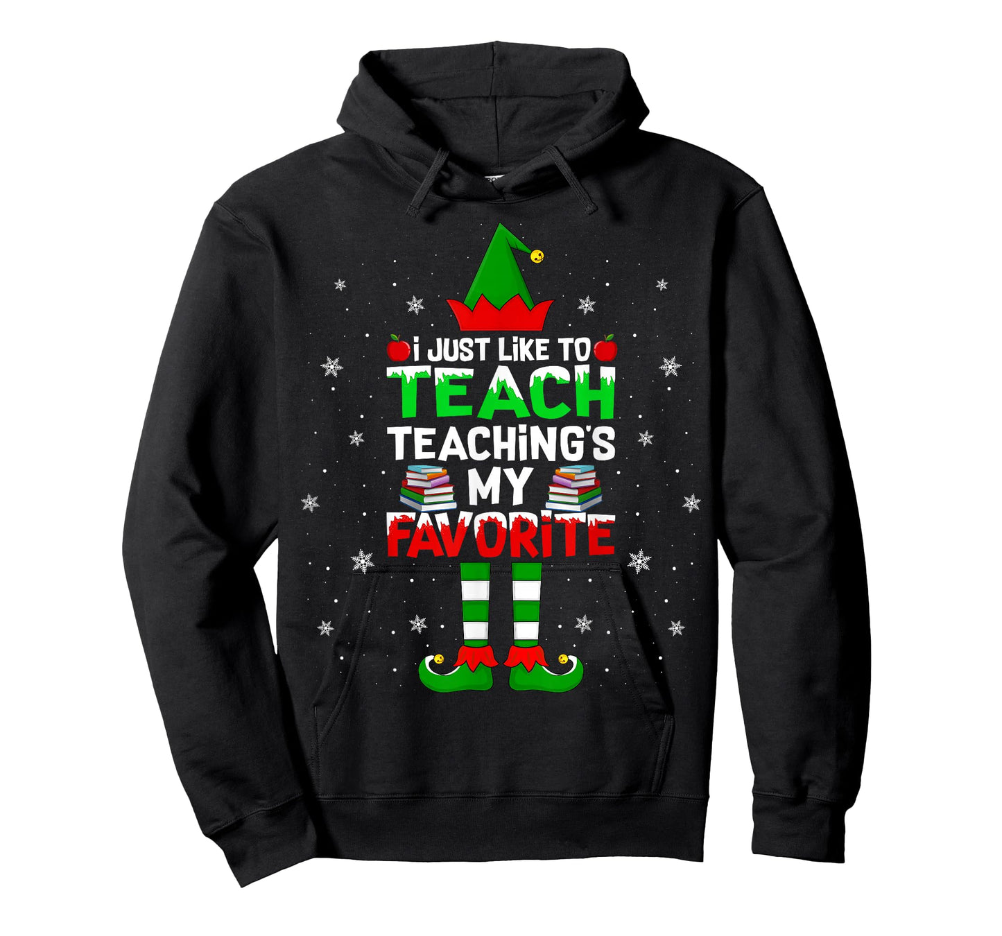 I Just Like to Teach Teaching My Favorite Christmas Teacher T-Shirt